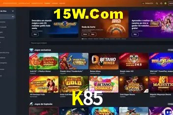 Interface moderna da plataforma K85